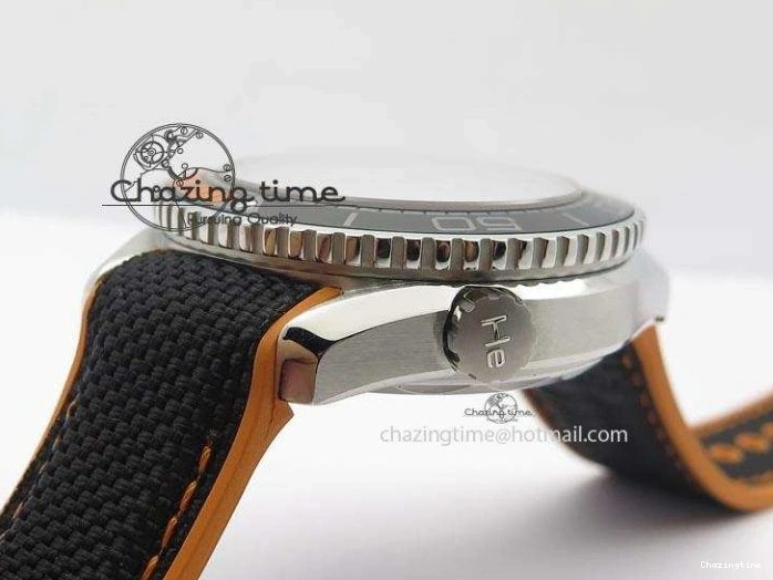 0102 ComfortFit 2016 Planet Ocean 45mm SS JHF Gray Dial On Nylon Strap A 8226